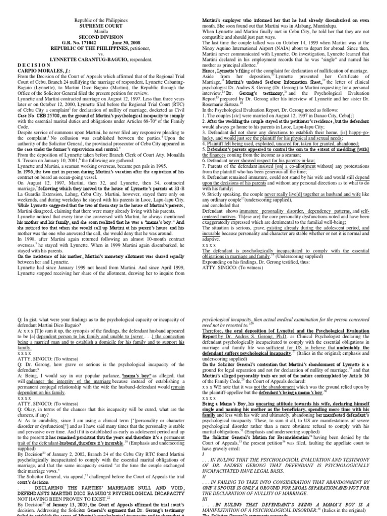 Family Code Cases (Second Half) PDF | PDF | Marriage | Lawsuit