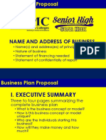 Businessplan Proposal Template