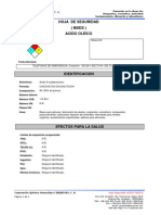 MSDS Acido Oleico PDF