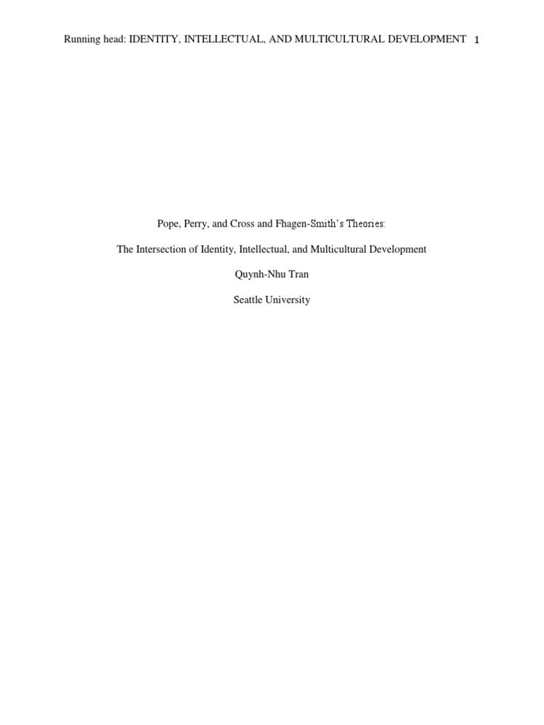 Multicultural Competence in Student Affairs | PDF | Identity (Social ...
