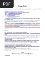 Zaïre - Acte du 4 août 1992 - Digithèque MJP