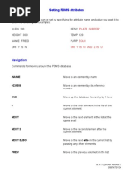 PDMS Syntax