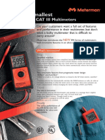 World's Smallest: Full-Featured CAT III Multimeters