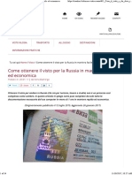 Come Ottenere Il Visto Per La Russia in Maniera Facile Ed Economica