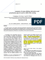 Solubility Parameter Cellulose Esters PDF