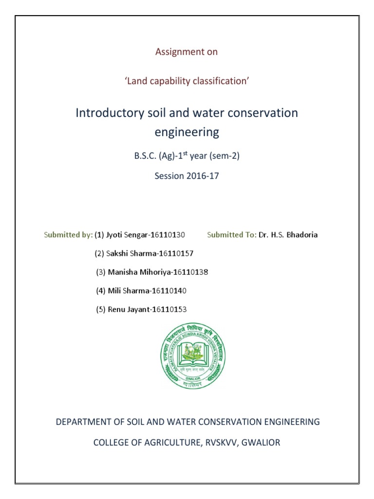 Land Capability Classification Overview | PDF | Erosion | Soil