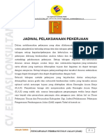 F. Jadwal Pelaksanaan Pekerjaan