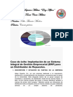 Implantación ERP distribuidor repuestos