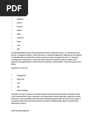 Retete Conserve