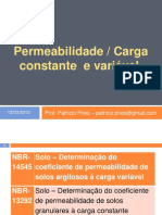 2 07 Teoria Sobre Ensaio de Permeabilidade PDF