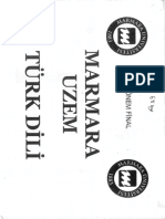 1 Donem Final Marmara Uzem Turk Dili Notu PDF