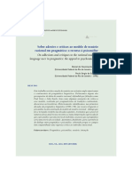 Sobre Adesões e Críticas Ao Modelo de Usuário Racional em Pragmática - o Recurso À Psicanálise PDF