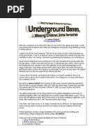 Project Manequin and Underground Bases.docx