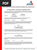 PPR Vs PPH Material Properties