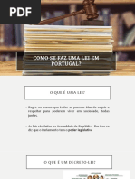Como se faz uma lei em Portugal?