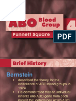 Cytogenetics ABO Blood Group Punnett Square