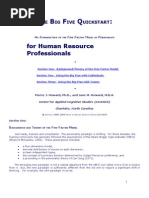 Download Theory of the Big Five Factor Model of Personality by danbododeac SN37167226 doc pdf