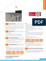 Guardavias Especificaciones Tecnicas