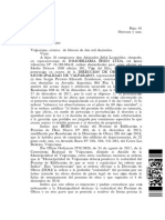 Rechazo Protección Inmobiliaria Ibsen