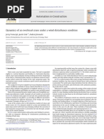 Dynamics of An Overhead Crane Under A Wind Disturbance Condition - 2014