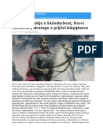 Skenderbeu, Vdekja e Tij