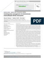 Contemporary Management of Arteriovenous Haemodialysis Fistula Aneurysms