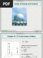 Chapter 6: Center of Gravity and Centroid