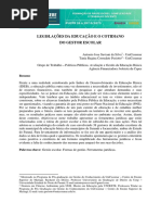Legislações Da Educação e o Cotidiano Do Gestor Escolar.