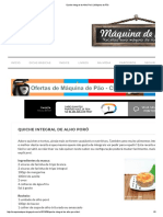 Quiche Integral de Alho Poró - Máquina de Pão PDF