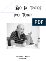 Ivo Tonet. Textos