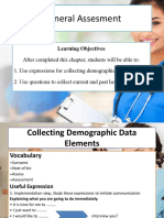 General Assesment: Learning Objectives