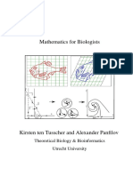 Book - Mathematics - Theoretical - Biology PDF