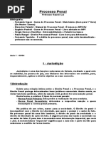 Processo Penal - Aula 1