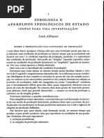 ALTHUSSER, Louis. Ideologia e Aparelhos Ideológicos de Estado, Notas Para Uma Investigação