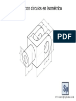 Pieza Con Círculos Isométricos Archivo Descargable PDF