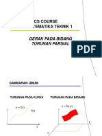 AE 2101 Matematika Teknik 1 Turunan Parsial n