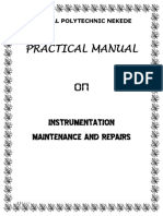 Technical Guidlines For Instrumentation Repairs
