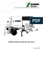 Schwing BP 350 Concrete Pump