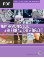 Download Helping Smokers Quit A Role for Smokeless Tobacco by American Council on Science and Health SN37170225 doc pdf