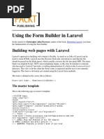 Using the Form Builder in Laravel