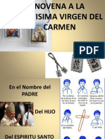 Novena ala santísima virgen del carmen.