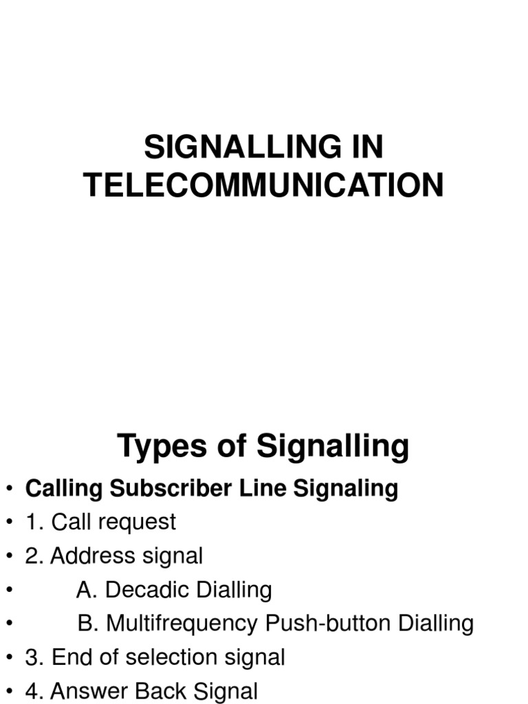Jto CCS7 PDF Signaling Computer Network