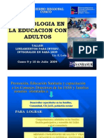 37metodologia en La Educacion Con Adultos