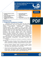 Modul 1 MPO (Ruang Lingkup Operasi Dan Produktivitas - Strategi Operasi Lingkungan Global) - 2017 PDF