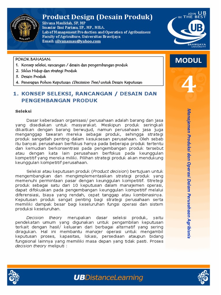 Desain dan Strategi Pengembangan Produk | PDF