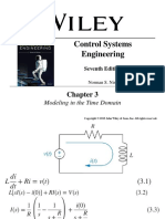 Control Systems Engineering: Modeling in The Time Domain