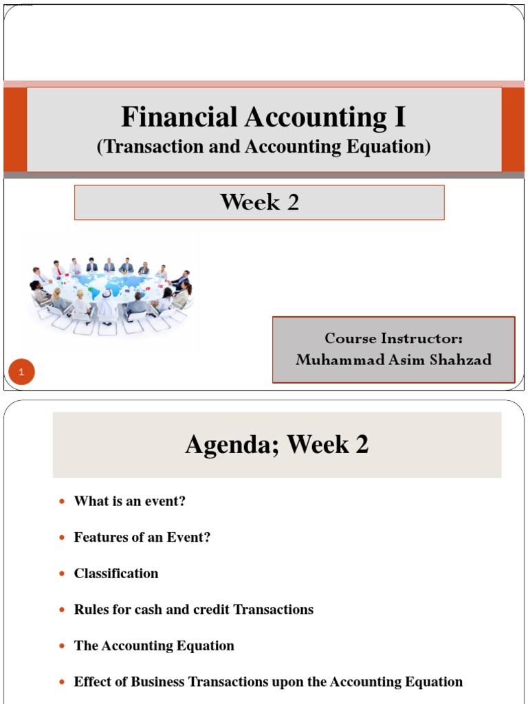 Understanding Transactions in Accounting | PDF | Debits And Credits ...