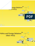 Politics and Foreign Relations 1865-1902