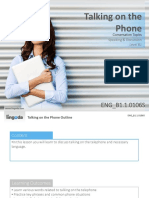 ENG - B1.1.0106S Talking On The Phone PDF