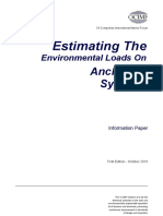 Estimating The Environmental Loads On Anchoring Systems